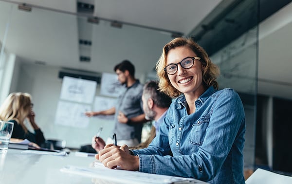 Woman Smiling