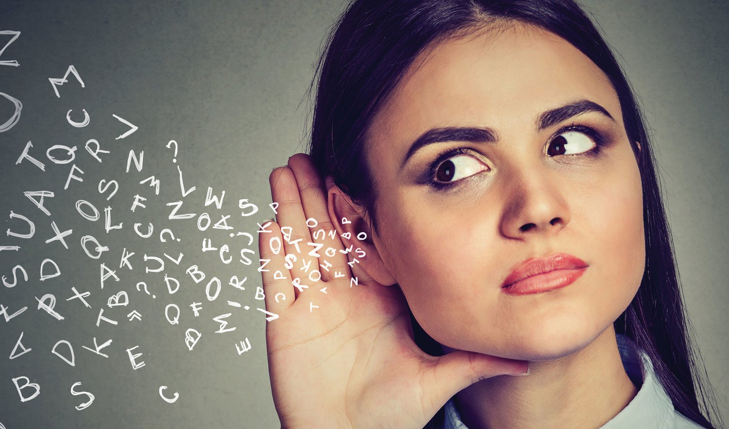 woman listening